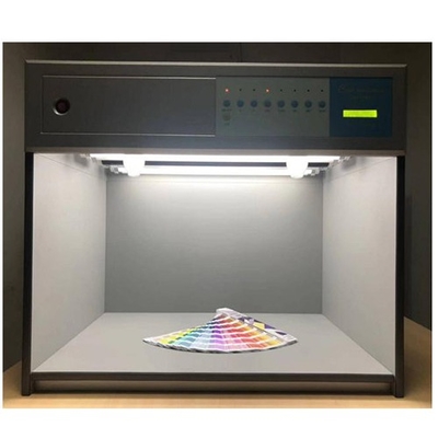 equipamento de testes de matéria têxtil de 220V 50Hz 90W, armário da avaliação da cor para o couro