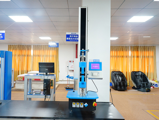 Controle automático do microcomputador do verificador elástico de matéria têxtil da máquina de testes da força da tela